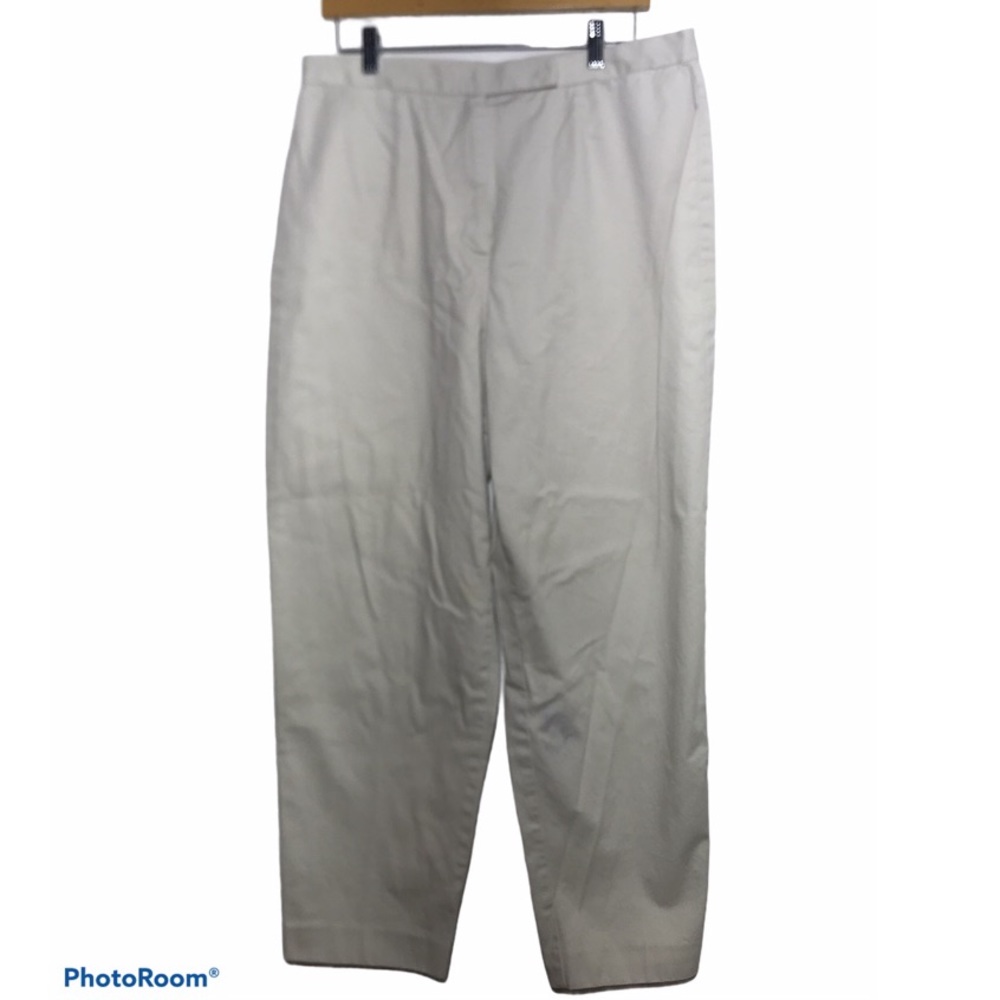 Talbots Petites Womens Waistband Hooked Trousers